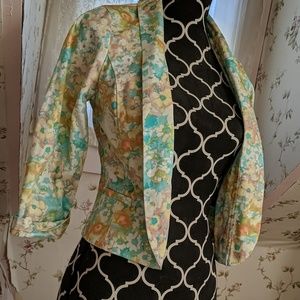 Floral blazer
